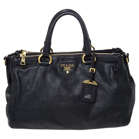 prada soft calf double zip tote|prada re edition tote.